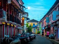 fountainhas a latin colony in panjim popular for it's colorful houses and heritage architecture of goa 8